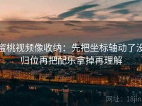 蜜桃视频像收纳：先把坐标轴动了没归位再把配乐拿掉再理解
