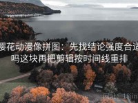 樱花动漫像拼图：先找结论强度合适吗这块再把剪辑按时间线重排